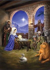 Образок  "Христос Рожденний"